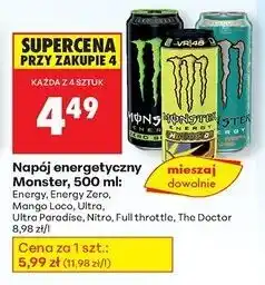 Biedronka Napój energetyczny Monster Energy The Doctor Vr 46 oferta