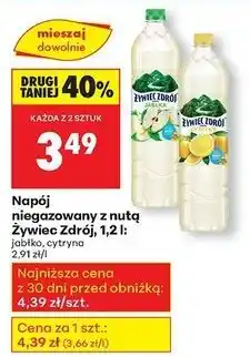 Biedronka Woda jabłkowa Żywiec Zdrój Z Nutą oferta