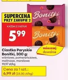 Biedronka Ciastka paryskie morelowe Bonitki oferta