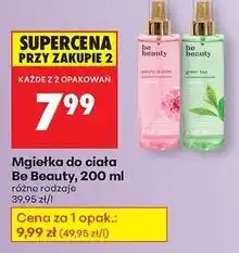 Biedronka Mgiełka do ciała green tea Be Beauty oferta