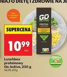Biedronka Lunch box z tuńczykiem jajkiem i kukurydzą Go Active oferta