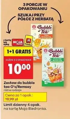 Biedronka Zestaw do bubble tea passion fruit oferta