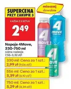 Biedronka Napój limonka cytryna 4Move Active Vitamin oferta
