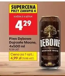 Biedronka Piwo Dębowe Mocne oferta