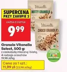 Biedronka Granola z czekoladą Vitanella oferta