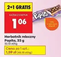 Biedronka Baton mleczny Papita oferta
