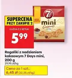 Biedronka Croissanty z nadzieniem o smaku kakaowym 7 Days oferta