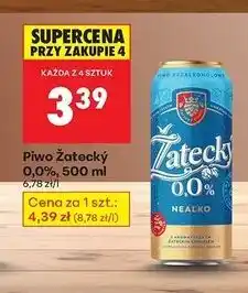 Biedronka Piwo Zatecky 0% oferta