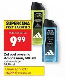 Biedronka Żel pod prysznic Adidas Men After Sport oferta