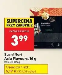 Biedronka Prażone liście alg morskich sushi nori Asia Flavours oferta