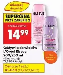 Biedronka Odżywka do włosów L'oreal Elseve Hyaluron Plump oferta