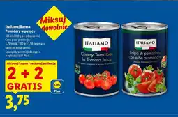 Lidl Pomidory krojone z bazylią Italiamo oferta