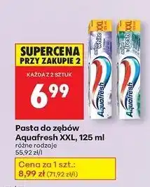 Biedronka Pasta do zębów z mentolem Aquafresh Active Fresh oferta