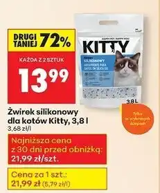Biedronka Żwirek silikonowy Kitty oferta