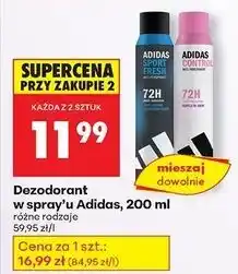 Biedronka Dezodorant sport fresh Adidas oferta