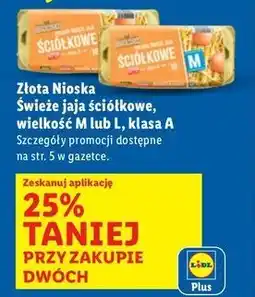 Lidl Jaja ściółkowe kl. l Złota Nioska oferta