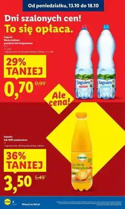 Lidl Sok pomarańczowy 100% Solevita oferta
