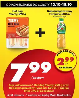 Biedronka Napój jabłko-mięta Tymbark oferta
