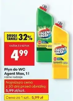 Biedronka Płyn do wc leśny Agent Max oferta