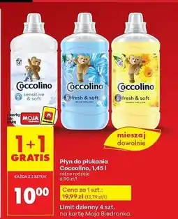 Biedronka Płyn do płukania sensitive Coccolino oferta