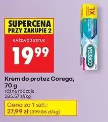 Biedronka Krem mocujący do protez delikatnie miętowy Corega Super Mocny oferta
