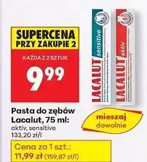 Biedronka Pasta do zębów Lacalut Aktiv oferta