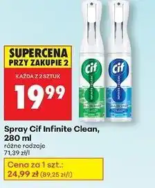 Biedronka Spray do czyszczenia clean Cif oferta