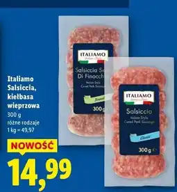Lidl Salsiccia z pistacjami Italiamo oferta