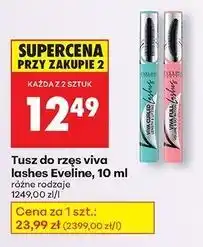 Biedronka Tusz do rzęs zwiększający objętość Eveline Viva Full Lashes oferta