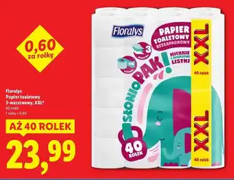 Lidl Papier toaletowy Floralys oferta