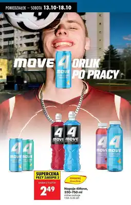 Biedronka Napój multifruit 4Move oferta