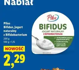 Lidl Jogurt naturalny bifidus Pilos oferta