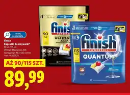 Lidl Tabletki do zmywarek lemon Finish Ultimate Plus oferta