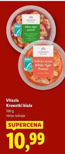 Lidl Krewetki białe z nasionami soi Vitasia oferta