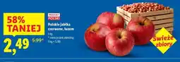 Lidl Jabłka czerwone polskie oferta