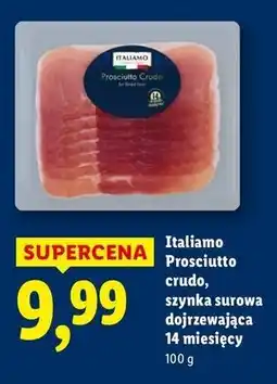 Lidl Szynka surowa prosciutto Italiamo oferta