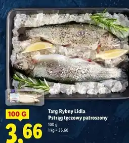 Lidl Pstrąg tęczowy patroszony cały Targ Rybny Lidla oferta