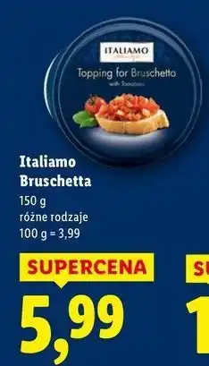 Lidl Mieszanka warzyw bruschetta Italiamo oferta