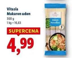 Lidl Makaron udon noodles Vitasia oferta