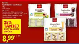Lidl Kostki domino w białej czekoladzie Favorina oferta