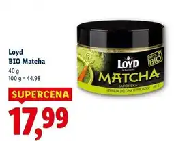 Lidl Herbata matcha Loyd Tea The Magic Experience oferta