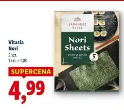 Lidl Nori arkusze Vitasia Japan oferta