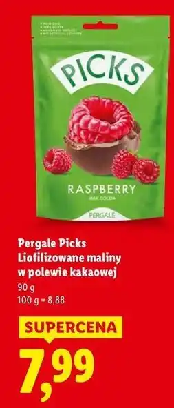 Lidl Maliny w czekoladzie Picks oferta