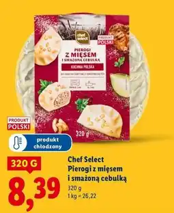 Lidl Pierogi z mięsem i smażoną cebulką Chef Select oferta