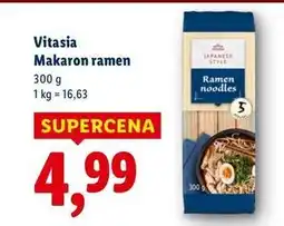Lidl Makaron ramen Vitasia Japan oferta