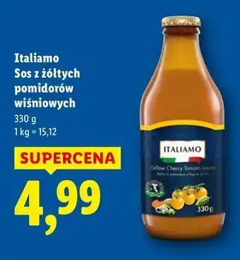 Lidl Sok z żółtych pomidorów wiśniowych Italiamo oferta