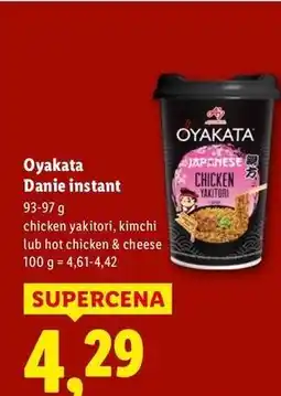 Lidl Danie chicken teriyaki Ajinomoto Oyakata oferta