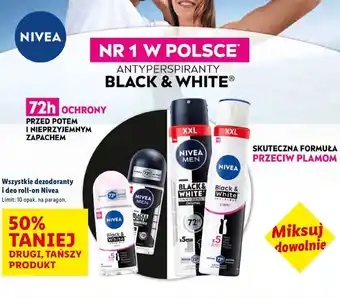 Lidl Antyperspirant original Nivea Men Invisible Black & White oferta