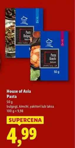 Lidl Pasta laksa House Of Asia oferta