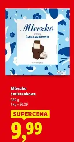 Lidl Mleczko śmietankowe oferta